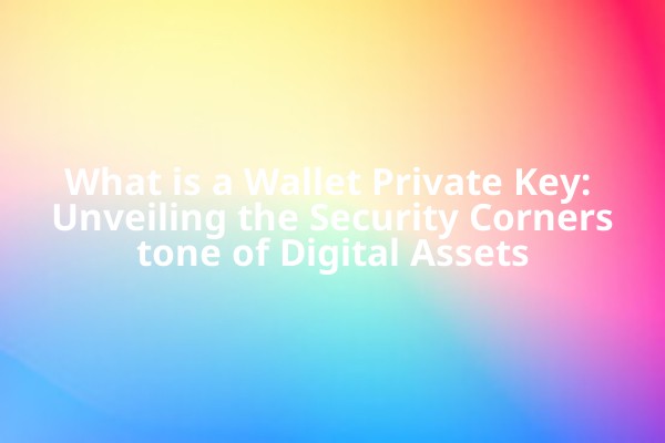 What is a Wallet Private Key: Unveiling the Security Cornerstone of Digital Assets