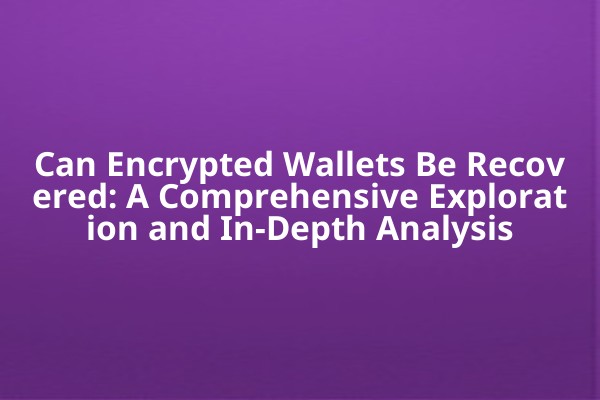 Can Encrypted Wallets Be Recovered: A Comprehensive Exploration and In-Depth Analysis